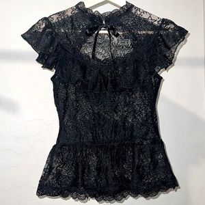XS Killstar Cassandra Lace Top